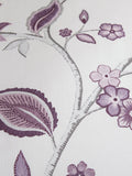 Dreams & Drapes Purple Samira duvet cover and pillowcase set - British product