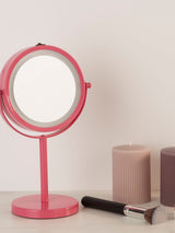 Searchlight Pink Margot Illuminated Mirror