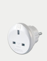 UK-EU Travel Adaptor Plug Converter for European Sockets