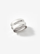 Mint Velvet Silver Tone Statement Cuff Bracelet