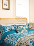 Joules Blue Hidcote Birds duvet cover and pillowcase set, UK version