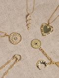 Inicio gold cubic zirconia snake jewelry set, UK version