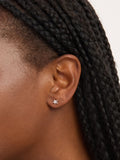 Simply Silver Sterling Silver Mini Polished Star Stud Earrings