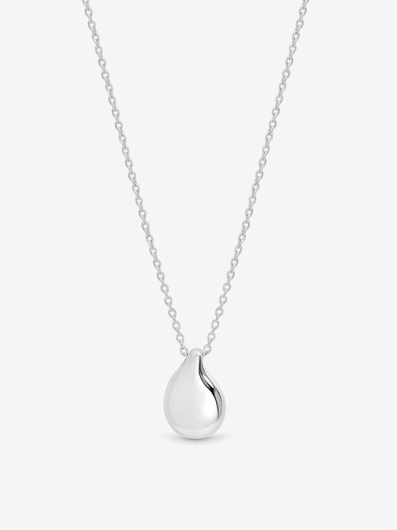 Simply Silver 925 Sterling Silver Polished Large Nugget Thread Through Pendant