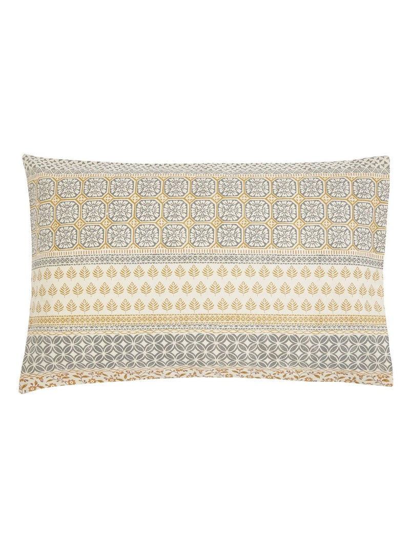 Helena Springfield Graphite Copper Folk Stripe duvet set, UK version