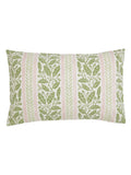 Helena Springfield Green Pink Oak Stripe Duvet Set, UK version