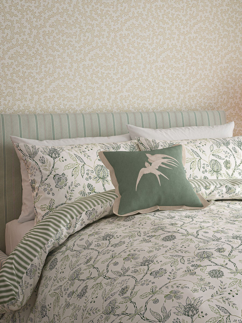 Sanderson Green Solaine duvet cover set (British brand)