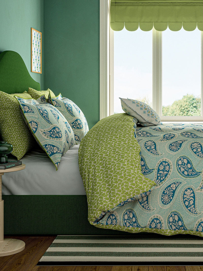 Land & Shore Green Melody duvet set, UK version