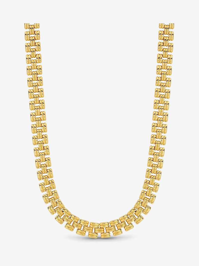 Jon Richard Gold Plated 18K Gate Chain Necklace