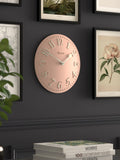 Jones Clocks Rose Pink Betty Convex wall clock 30cm, UK version