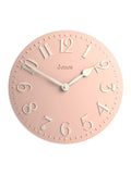 Jones Clocks Rose Pink Betty Convex wall clock 30cm, UK version