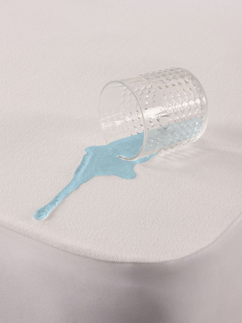 Slumberdown white waterproof fitted mattress protector (British brand)