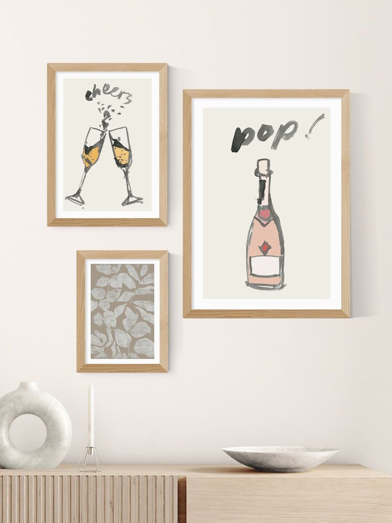 Cartissi Oak Pop II wall art print, imported from the UK