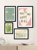 cartissi Black Folklore Arrangement wall art print - British product
