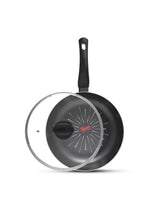 Tower Black Smart Start Classic Multi Frying Pan with Lid 28cm