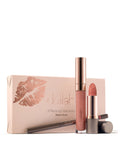 Delilah 3 piece lip wardrobe with liner, lipstick, and gloss - British product