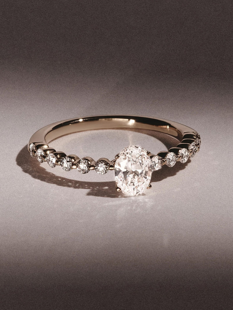 Solstice oval diamond ring by The Diamond Store, 0.80ct lab-grown (British brand)