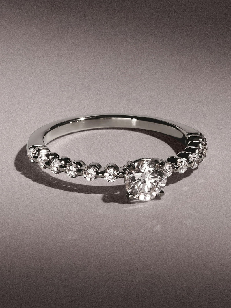 The Diamond Store White Solstice lab diamond solitaire engagement ring 0.80ct (British brand)