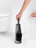 Brabantia Matt Steel ReNew toilet brush and holder 42cm - British product