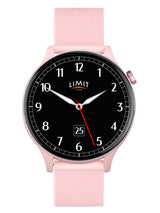 Limit Pink 45mm Round Smartwatch with Silicone Strap