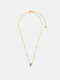 Accessorize Gold Tone 14ct Plated Star Stone Pendant Necklace