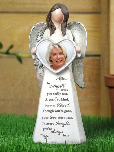 PMC Personalised Photo Upload Memorial Angel Ornament 23cm