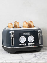 Haden Steel Blue Jersey 4 Slice Toaster