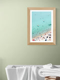 East End Prints beach scene wall art print - British product