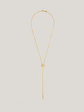 Jigsaw gold adjustable lariat necklace, UK version