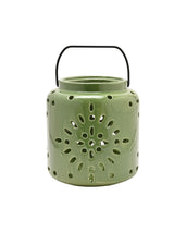 Widdop Sage Ceramic Lantern Candle Holder 21.5cm