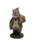 Widdop Green Suited Squirrel Figurine
