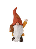 Widdop orange autumn gonk holding wheat ornament 23.5cm height (British brand)