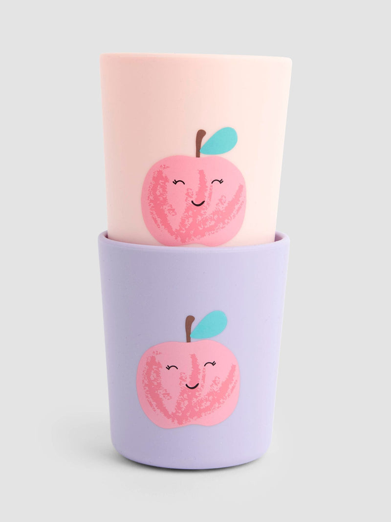 JoJo Maman Bébé Apples 2-Pack Silicone Cups