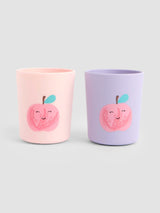 JoJo Maman Bébé Apples 2-Pack Silicone Cups