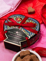 Booja Booja Heart-Shapped Box Chocolate Truffles Fine De Champagne