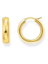 Thomas Sabo Gold Tone Creoles Chunky Hoop Earrings
