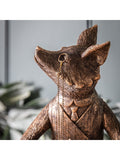Gallery Home bronze fox sculpture 31.5cm height, UK version