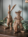 Gallery Home bronze fox sculpture 31.5cm height, UK version