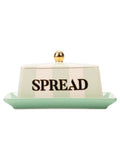 Yvonne Ellen Green Elephant Butter Dish