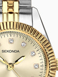 Sekonda Francis silver tone watch 26mm (British brand)