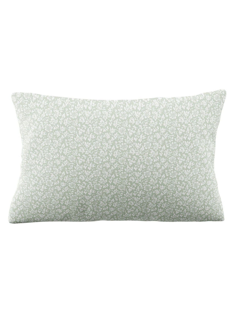 Laura Ashley Green Sage Sweet Alyssum duvet cover and pillowcase set, UK version