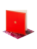 Hallmark Much Love Red Blue Vivid Aura greeting card 17.3x11.9cm, UK version