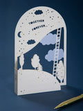 Hall & Co Together Forever 3D pop-up greeting card, UK version
