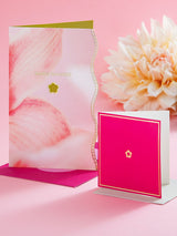 Hall & Co Vivid Aura 'Simply Amazing' Pink Red Premium Greeting Card