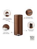 Brabantia Warm Bronze NewIcon Pedal Bin