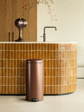 Brabantia Warm Bronze Pedal Bin 30L - British product