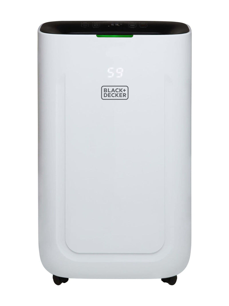 Black & Decker White 20L smart dehumidifier - British product