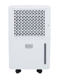 Black & Decker White 12L smart dehumidifier & ionizer with 2.1L tank - British product