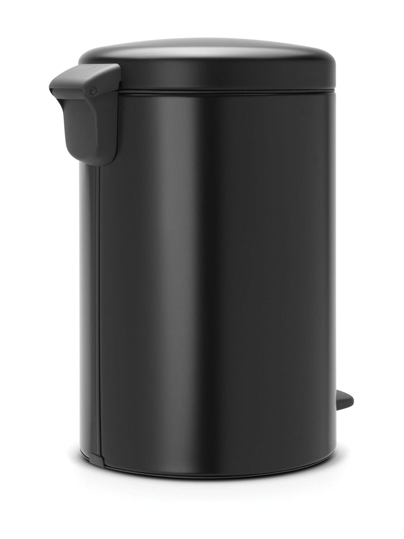 Brabantia Matt Black Pedal Bin 20L - British product