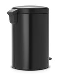 Brabantia Matt Black Pedal Bin 20L - British product